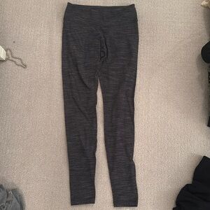 Lululemon dark gray patterned, thick leggings